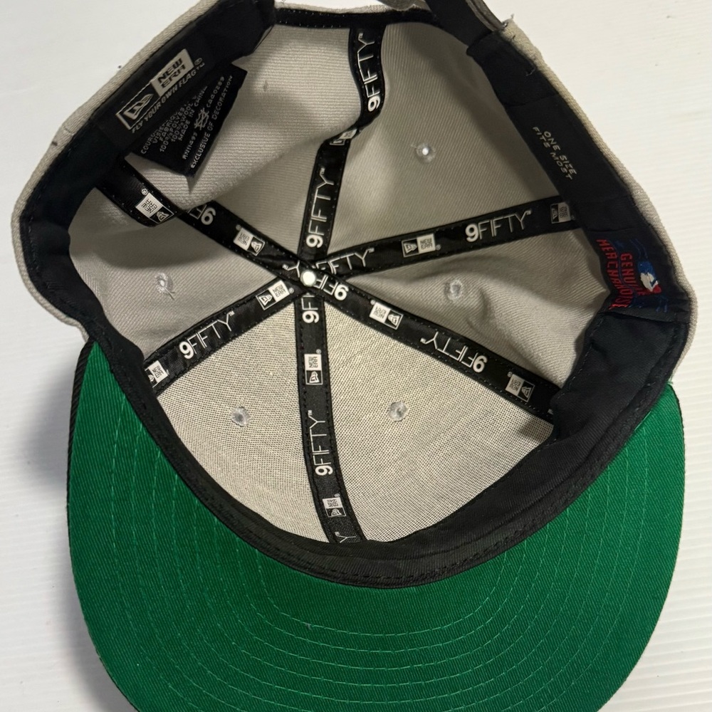 New Era 9Fifty Detroit Tiger Mens Hat Cap Leather Strap - Picture 4 of 6